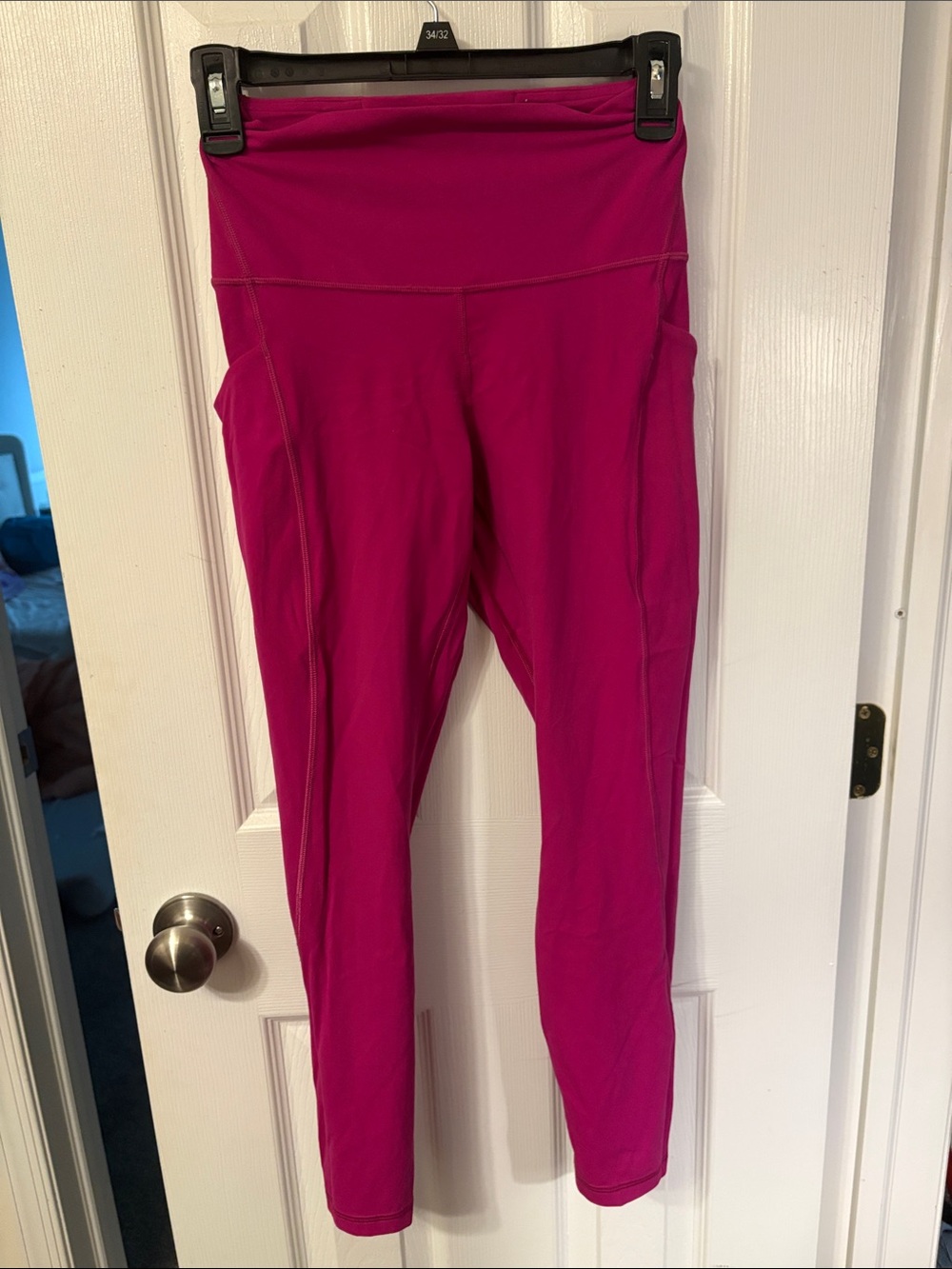 lululemon Magenta High-Rise Align Leggings with Side Pockets